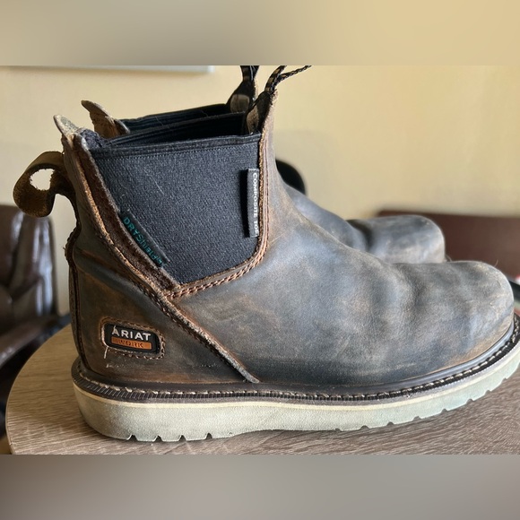Ariat Work Composite Toe Chelsea Boots Oil Resistant Size 6.5 - Picture 4 of 8